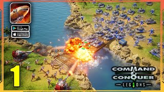 Command amp Conquer Legions Gameplay Walkthrough Part 1 Android iOS [upl. by Domini]