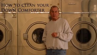 How to launder or clean a Down Comforter wwwverolinenscom [upl. by Neih745]