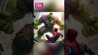 SpiderMan vs Hulk Can SpiderMan Survive the Battleshorts hulk [upl. by Nimrak767]