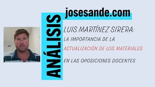 La importancia de la actualización de materiales en las oposiciones docentes [upl. by Olegnad859]