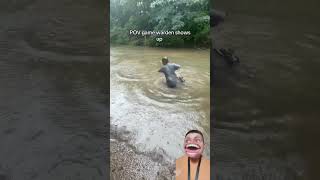 POV Game Warden shows up 😂 foryou tiktok [upl. by Obelia]