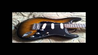 Warmoth Stratocaster with Zexcoil hum canceling Throaty Buckers pickups Sound Demo [upl. by Ploss]