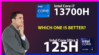 INTEL Core i7 13700H vs INTEL Core Ultra 5 125H Technical Comparison [upl. by Howlend]