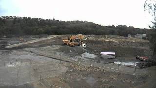 Kirklees College New Engineering Centre  Timelapse Progress December 2011 [upl. by Ennoryt]