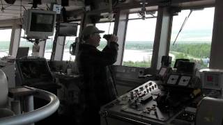 Paul R Tregurtha downbound from the bridge  Great Lakes Freighter [upl. by Ynot876]