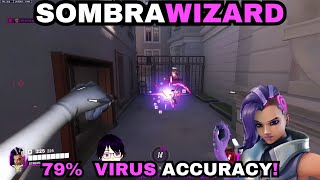 33 ELIMS SOMBRA BUFF SEASON 12  SOMBRA WIZARD INSANE GAMEPLAY  OVERWATCH 2 [upl. by Zuckerman]