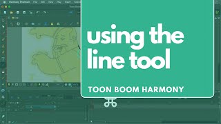 Toon Boom Harmony Using the Line Tool to Trace Artwork [upl. by Meijer]