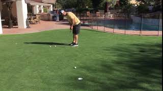 Golf Channel analyst and PGA tour pro Arron Oberholser putting on his Celebrity Greens [upl. by Etty]