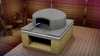 Outdoor Pizza Oven Construction  Vitcas Pompeii WoodFired Oven [upl. by Oicangi]