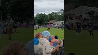 Caber tossing fail at Ballater Highland Games scotland highlandgames [upl. by Doowle]