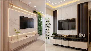 Modern Living Room TV Cabinet Design Ideas 2023 Home Interior Wall Decorating Ideas  TV Wall Units [upl. by Lanfri]