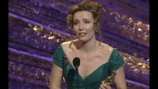 Emma Thompson Wins Best Actress 1993 Oscars [upl. by Nahrut302]