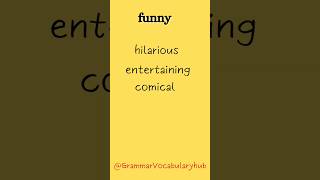 Synonyms for Funny  same meaning words  shortfeed synonyms funny [upl. by Ahsieket]