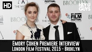 Emory Cohen Interview  Brooklyn Premiere [upl. by Gonyea]