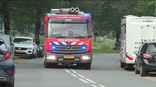 Brandweer Politie en Ambulance met spoed naar en van een AED inzet in Velserbroek [upl. by Aserehtairam]