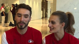 JO2018Patinage quotQue le meilleur gagnequot Papadakis [upl. by Llevol]