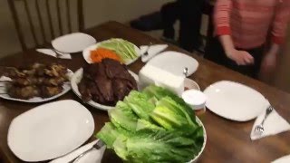 GoodEats Bulgogi Kalbi Short Ribs with Lettuce Wraps [upl. by Neelat]