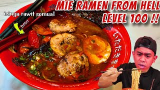 MUKBANG MIE RAMEN FULL CABE RAWIT LEVEL 100 [upl. by Osana397]