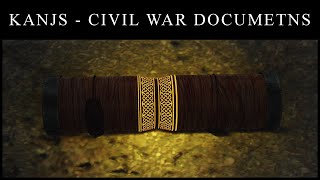 Kanjs  Civil War Documents Animated Skyrim mod  Top Secret [upl. by Euqilegna]