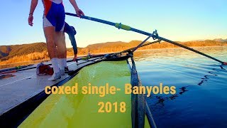 COXED SINGLE Leander training camp [upl. by Der]