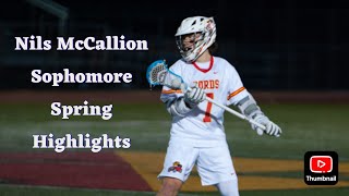 Nils McCallion  Class of 2026  2024 Spring Highlights [upl. by Inez]