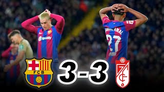 BARÇA DRAWS AGAINST GRANDA DESPITE a STELLAR L YAMAL  FC BARCELONA 3️⃣ GRANADA 3️⃣ [upl. by Happy]