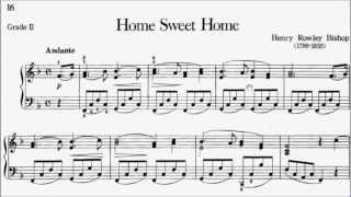 Piano Pieces for Children Grade 2 No4 Bishop Home Sweet Home P16 Sheet Music [upl. by Noni424]