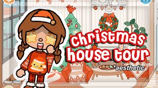 christmas house tour 🎄  AESTHETIC  aesthetic toca routines [upl. by Angelle]