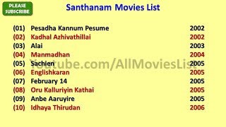 Santhanam Movies List [upl. by Conan900]