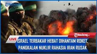 🔴 Israel Terbakar Hebat Dihantam 75 Roket Hizbullah Pangkalan Nuklir Rahasia Iran Rusak Parah [upl. by Adnaerb]