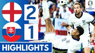 Englands Epic Comeback Stunning Victory Over Slovakia in Extra Time  Highlights  Euro 2024 [upl. by Ejrog]