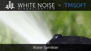 Water Sprinkler  1 Hour Relaxing Sleep Sound with Dark Screen Saver [upl. by Atinej]