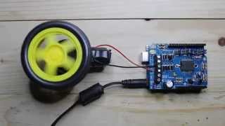 MotorShield velleman Arduino [upl. by Ahseit767]