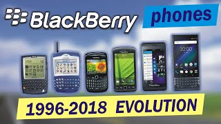 BlackBerry phones evolution 19962018 [upl. by Maltzman]