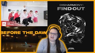 P1Harmony Disharmony Find Out part 2  Bop  choreo Before the Dawn Peacemaker REACTION [upl. by Rawden]