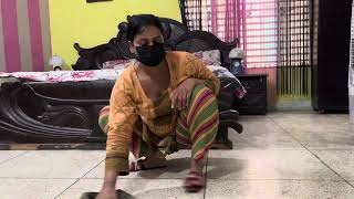 Beautiful Desi Aunty Cleaning Floor  Village Woman Daily Routine Work  Pak Family desi Hot Vlog [upl. by Teria]