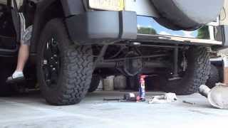 2014 Jeep JK Dynomax Axle Back Exhaust [upl. by Tebasile]