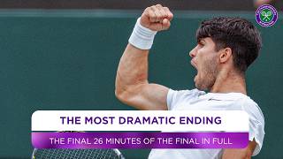 DRAMATIC ending to the final  The last 26 minutes in full  Alcaraz v Djokovic  Wimbledon 2024 [upl. by Llerrem]