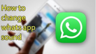 How to Change Whats App Notification Sound in Iphone [upl. by Nerita]