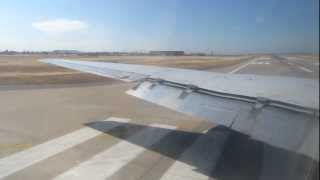 ATI Douglas DC862CF Takeoff from McClellan CA USA  Window View [upl. by Cullen827]