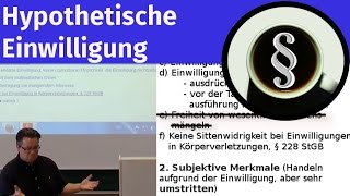 Hypothetische Einwilligung [upl. by Ivad175]