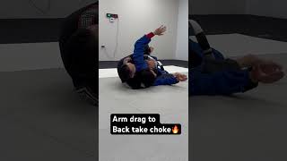 BJJ arm drag back take [upl. by Cas636]