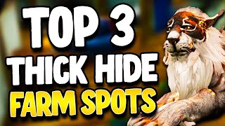 Best Thick Hide Farm Locations In New World [upl. by Bunder]