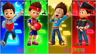 Team Ryder  Ryder 🆚 Ryder 🆚 Ryder 🆚 Ryder  PAW Patrol 🎶 Tiles Hop EDM Rush [upl. by Niarda]