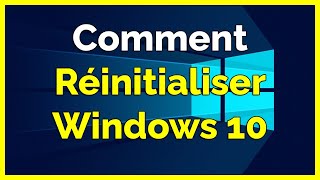 Comment réinitialiser Windows 10 [upl. by Enohs685]