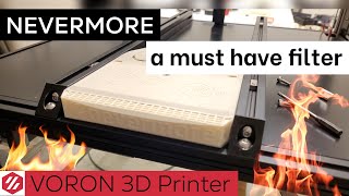 NEVERMORE activated carbon filter installation for Formbot Voron 24 R2 3dprinter [upl. by Fishbein]