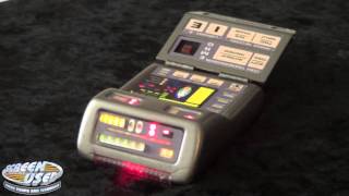 Star Trek Insurrection  Datas Hero Light Up Tricorder Brent Spiner [upl. by Lihkin26]