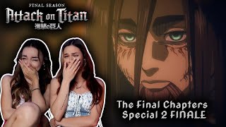 THE END 💔 Attack on Titan  The Final Chapters  Special 2 FINALE REACTION [upl. by Dorelia506]