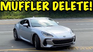 2023 Subaru BRZ 24L w MUFFLER DELETE [upl. by Yasnyl554]