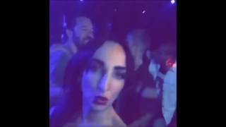 Justin Bieber dancing amp having fun with friends in Cavalli Club Dubai in UAE May 5 2017 [upl. by Ardnekal]